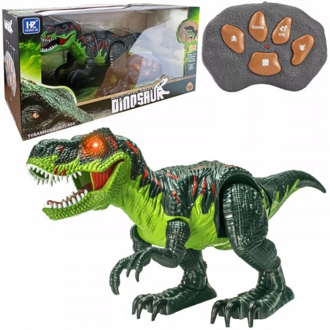 Dinozaur zdalnie sterowany Tyranozaur pilot dźwięki I światła 5221