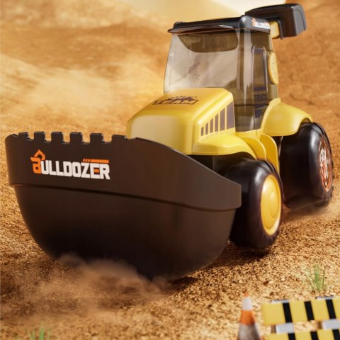 Edukacyjna koparka 4w1 dla dzieci lupa kompas łopatka do piasku 3+ TT9169