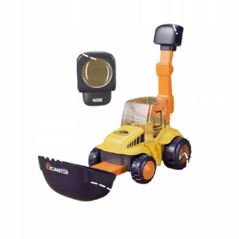 Edukacyjna koparka 4w1 dla dzieci lupa kompas łopatka do piasku 3+ TT9169