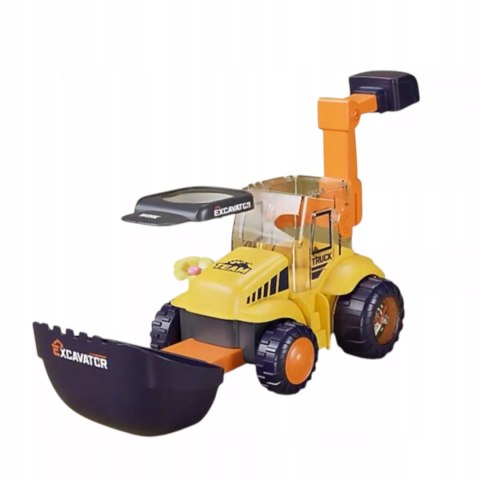 Edukacyjna koparka 4w1 dla dzieci lupa kompas łopatka do piasku 3+ TT9169