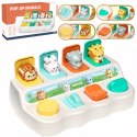 Interaktywna zabawka edukacyjna wyskakujące zwierzątka Pop-up 12m+ E009-1A