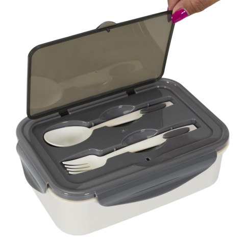 Lunch box Single ze sztućcami