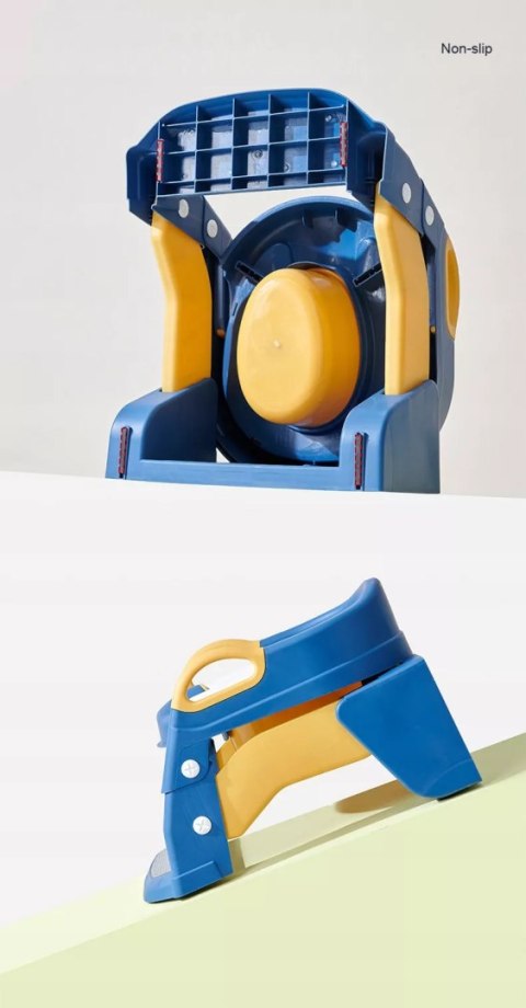 NAKŁADKA SEDES DRABINA SIEDZISKO ANTYPOŚLIZGOWA NOCNIK 2w1 JT-120 NIEBIESKI