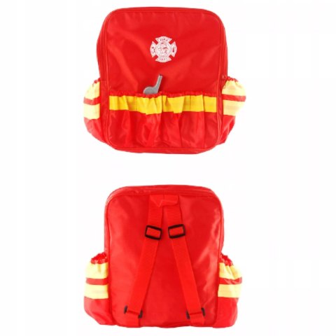 Plecak z narzędziami kamizelka krótkofalówka strażak gaśnica KN645