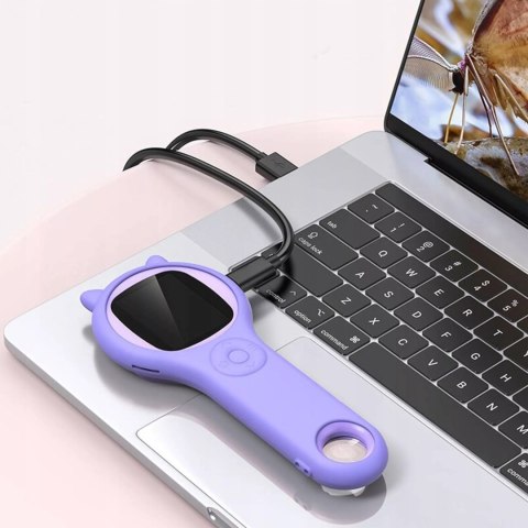 Przenośny ręczny mikroskop elektroniczny dla dzieci 500x 2'' aparat 355F