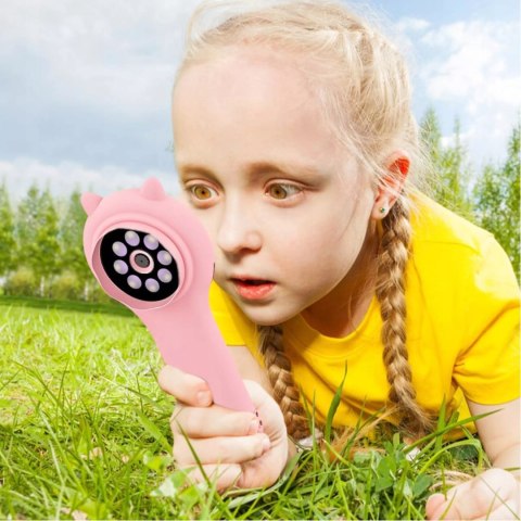 Przenośny ręczny mikroskop elektroniczny dla dzieci 500x 2'' aparat 355R