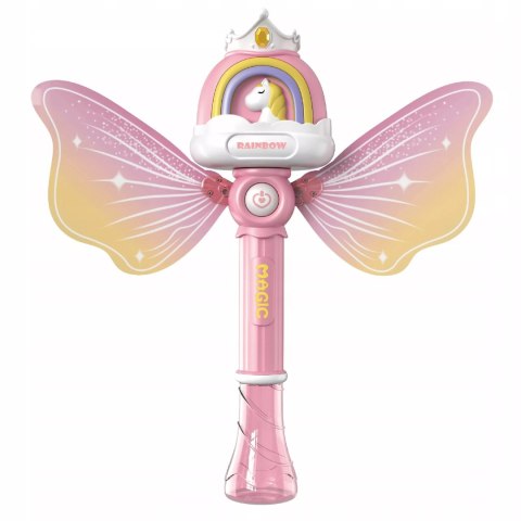 Różdżka motyl do baniek mydlanych bańki światło P148
