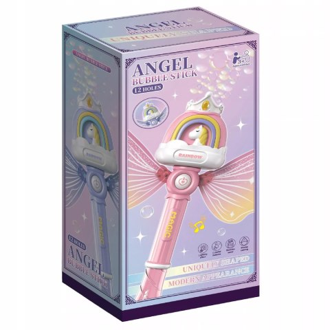 Różdżka motyl do baniek mydlanych bańki światło P148