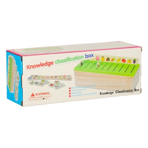 Sorter drewniany układanka logiczna dopasuj obrazki