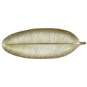 Taca dekoracyjna Liść 59 cm złota