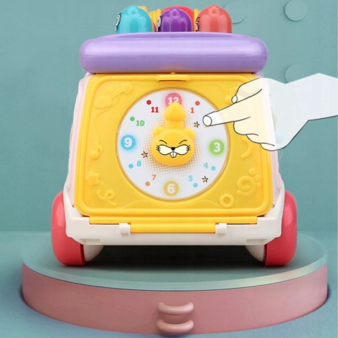 Wielofunkcyjny autobus edukacyjny dla dzieci dźwięki światła LM705