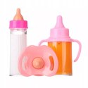 Zestaw magiczne butelki mleko i sok + smoczek do karmienia lalki HX853-1