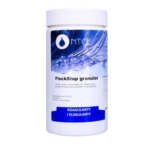 Flockstop granulat do koagulacji wody w basenie 1KG koagulat BA0574