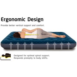 MATERAC FLOKOWANY 1-OSOBOWY Z NADRUKIEM 3D 191x73x22CM 24501