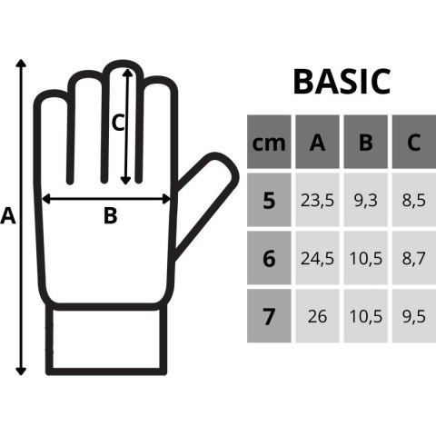 RĘKAWICE BRAMKARSKIE ENERO BASIC R.6