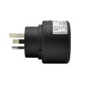 Adapter wtyczka podróżna Australia Chiny Fidżi Nowa Zelandia gniazdo EURO czarny Brennenstuhl 1508440