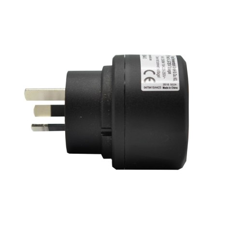 Adapter wtyczka podróżna Australia Chiny Fidżi Nowa Zelandia gniazdo EURO czarny Brennenstuhl 1508440