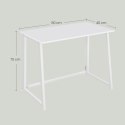 Biurko Komputerowe MAX 1.0 - białe / nogi białe