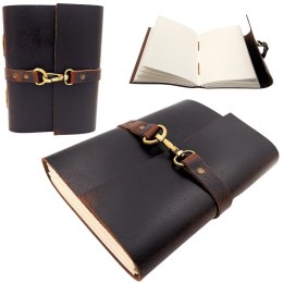 Elegancki Notes Skórzany Retro 200 stron Vintage