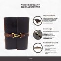Elegancki Notes Skórzany Retro 200 stron Vintage