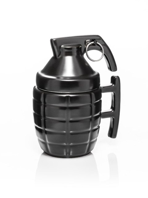 Kubek granat - Z ZAWLECZKĄ - Czarny