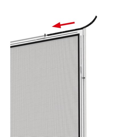 MOSKITIERA OKNO ALU 100X120 BRĄZ PLUS