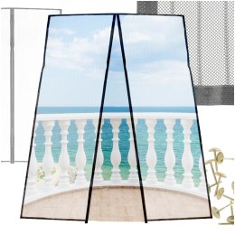 Moskitiera siatka magnetyczna LUARO na drzwi solidna mocny magnes 160x230cm