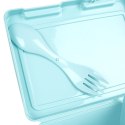 POJEMNIK ŚNIADANIOWY Z PRZEGRODĄ I SZTUĆCAMI LUNCHBOX ŚNIADANIÓWKA