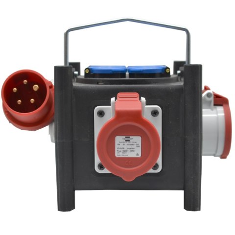 Rozdzielacz siłowy budowlany zewnętrzny 3 x CEE 400V 4x230V kabel 1m Brennenstuhl 1153684100