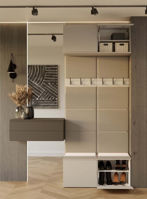 Garderoba Podwójny Wieszak HAGA II 2W KASZMIR BEŻ