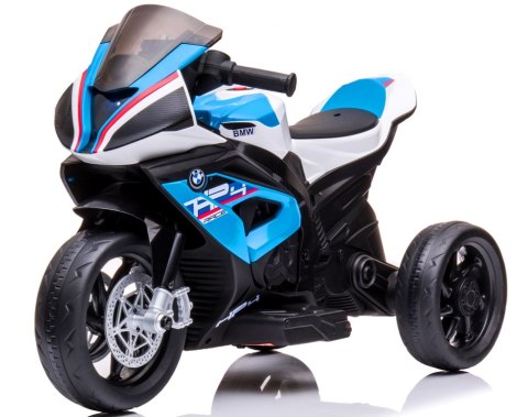 Motorek BMW HP4 niebieski, motorek na akumulator litowo-jonowy