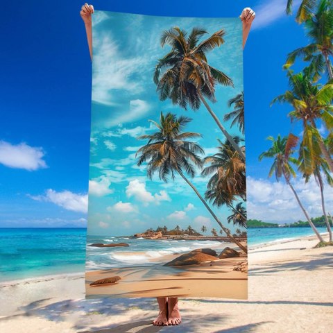 Ręcznik plażowy mikrofibra 100x180 H128