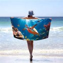 Ręcznik plażowy mikrofibra 100x180 H138