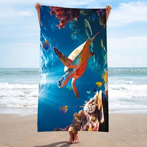 Ręcznik plażowy mikrofibra 100x180 H138