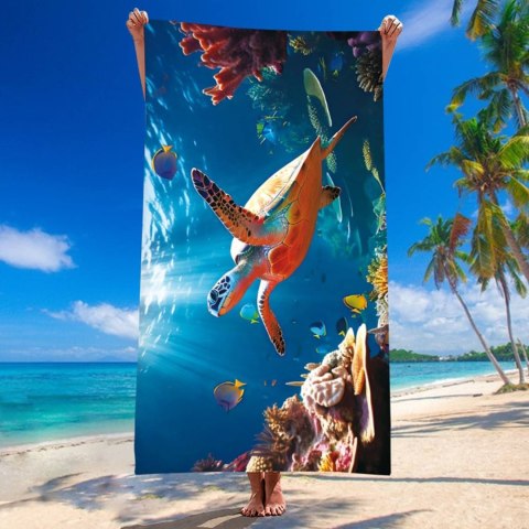 Ręcznik plażowy mikrofibra 100x180 H138