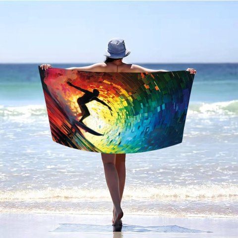 Ręcznik plażowy mikrofibra 100x180 H147