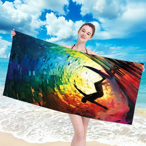 Ręcznik plażowy mikrofibra 100x180 H147