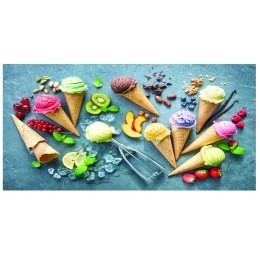 Ręcznik plażowy mikrofibra 100x180 Lody rożki