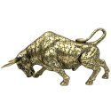 Byk - Figurka Dekoracyjna Złota - Symbol symbol siły i bogactwa - 43111Y1