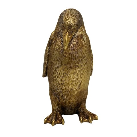 Figurka dekoracyjna Złoty Pingwin Wysokość 20,5 cm - 3989FJZ