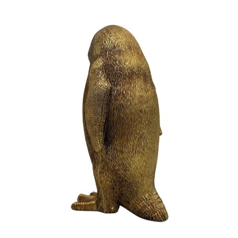 Figurka dekoracyjna Złoty Pingwin Wysokość 20,5 cm - 3989FJZ