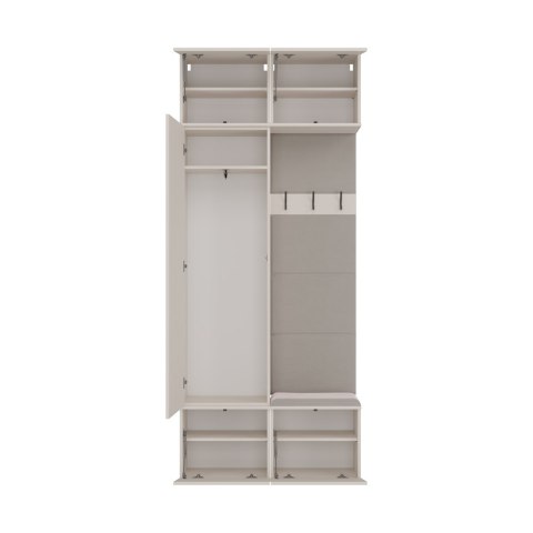 Garderoba Szafa + Wieszak HAGA II 1Sz1W KASZMIR BEŻ