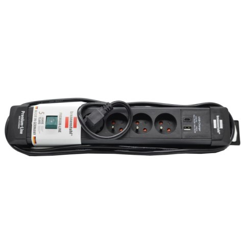 Listwa zasilająca 4 gniazda porty ładowania USB C i A kabel 1,8 M