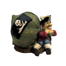 Skarbonka Dekoracyjna Pirat ze Skarbem 14 cm - CE03852