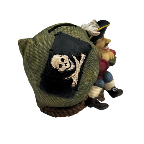 Skarbonka Dekoracyjna Pirat ze Skarbem 14 cm - CE03852