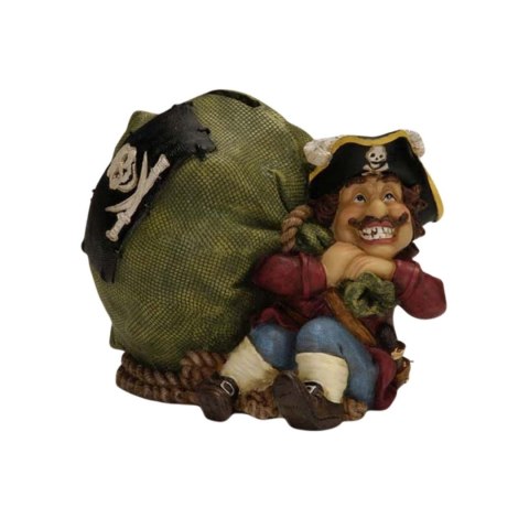 Skarbonka Dekoracyjna Pirat ze Skarbem 14 cm - CE03852