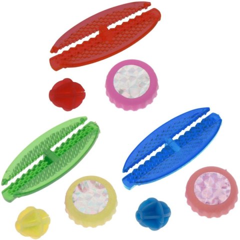 ZESTAW 21 KORALIKÓW DEKORACJI NA SZPRYCHY ROWEROWE XQMAX