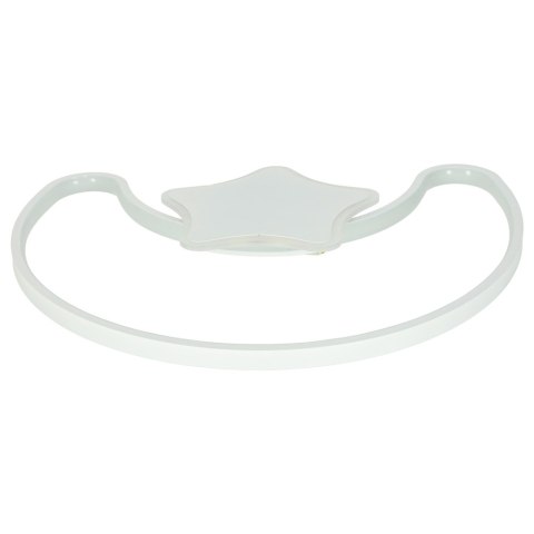 Lampa LED sufitowa plafon do pokoju dziecięcego ściemniana + pilot księżyc biała