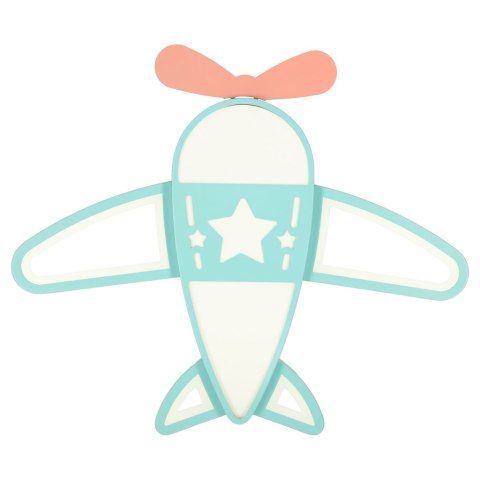 Lampa LED sufitowa plafon do pokoju dziecięcego ściemniana + pilot samolot