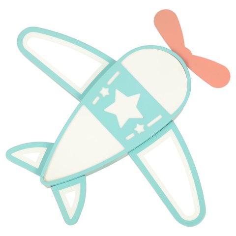 Lampa LED sufitowa plafon do pokoju dziecięcego ściemniana + pilot samolot